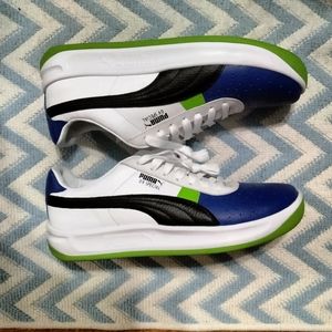 Puma GV Special Size 11 Blue Neon Green Black White